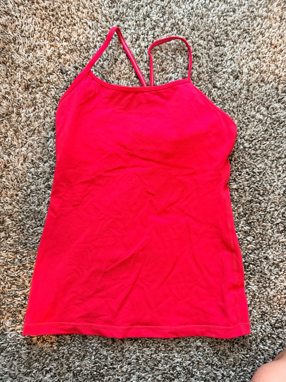 lululemon athletica Bright Red Strappy Tank